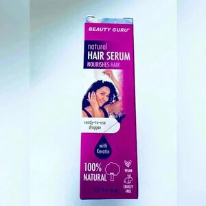 🌿 New Beauty Guru™ Natural Hair Serum with Keratin - Vegan & Cruelty-Free 🌿